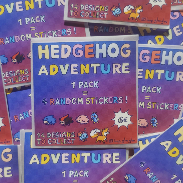 Mystery sticker pack - Sonic 