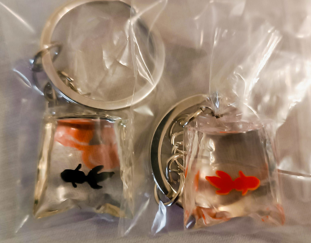 Porta-Chaves Saco de Peixinho