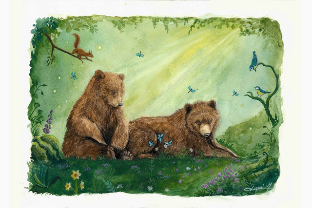 " Au pays des merveilles " - tirage d'art A4 