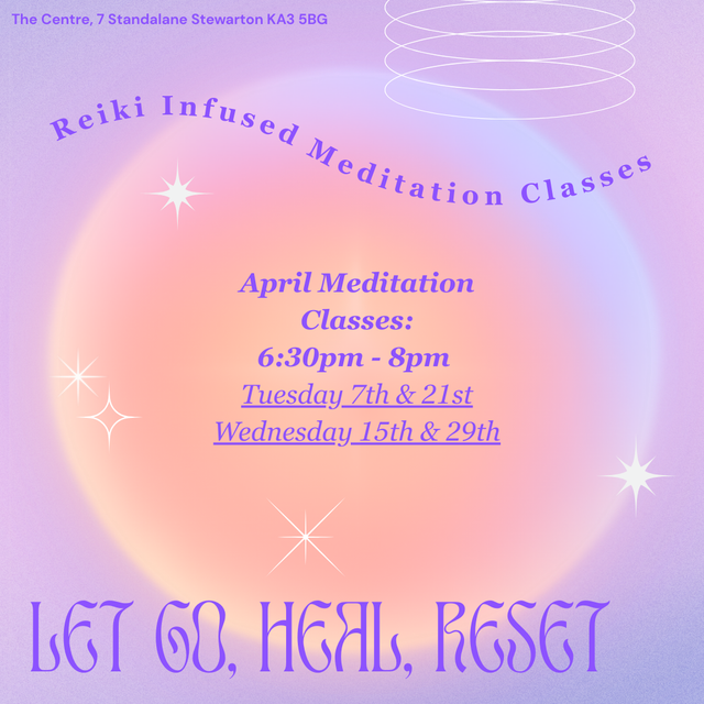 Guided Meditation Class (April 6:30pm - 8pm)