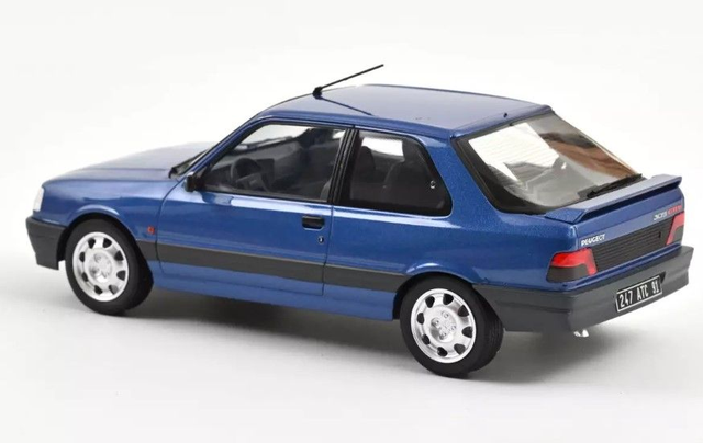 Peugeot 309 GTi 16 1991 Bleu Miami Norev 184881 1/18