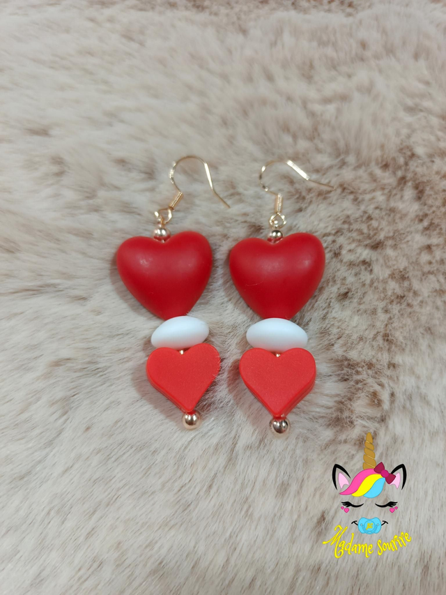 Boucles d'oreilles Coeur