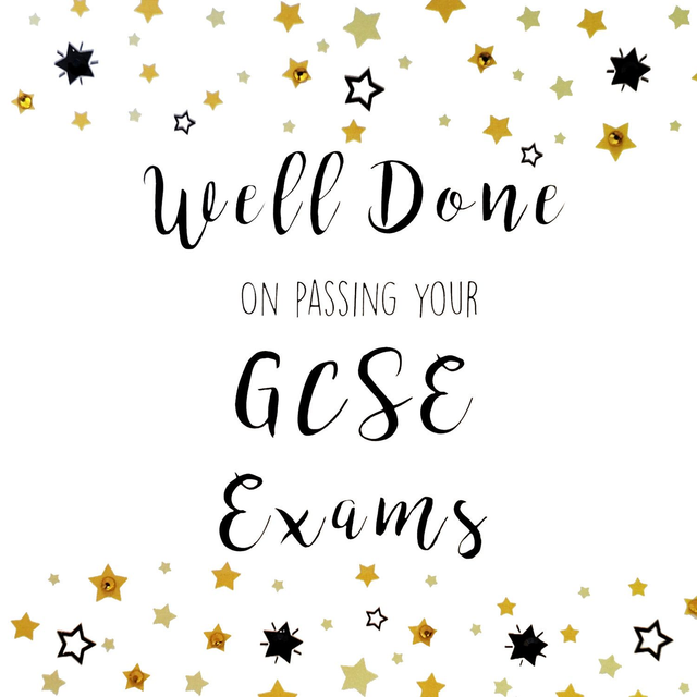Well Done GCSE Stars