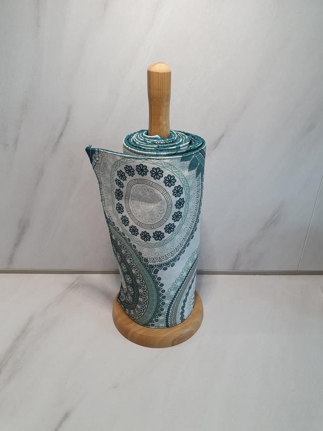 Essuie-tout lavable avec support