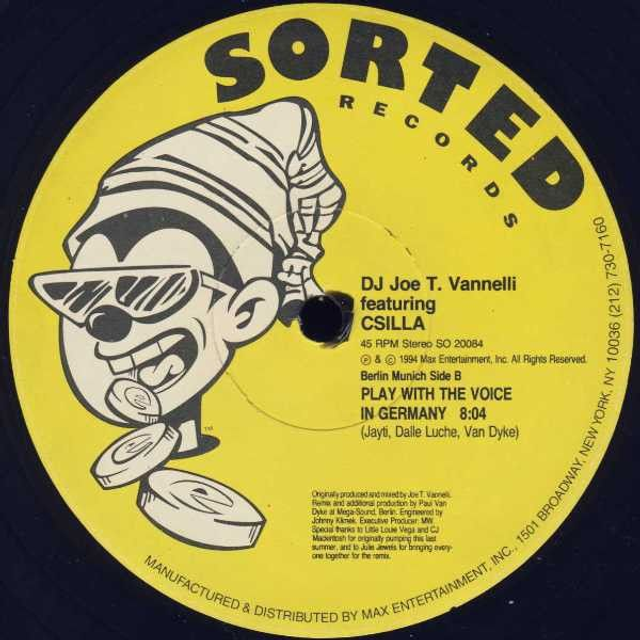 DJ Joe T. Vannelli feat. Csilla – Play With The Voice (Germany/USA) - NERVOUS/SORTED
