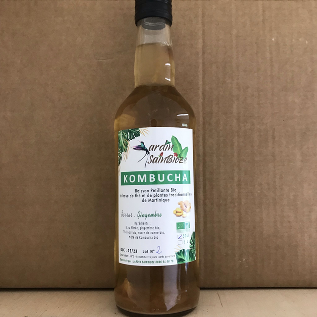Kombucha gingembre bio 1L