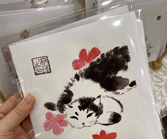 Cat Greeting Cards with Envelope