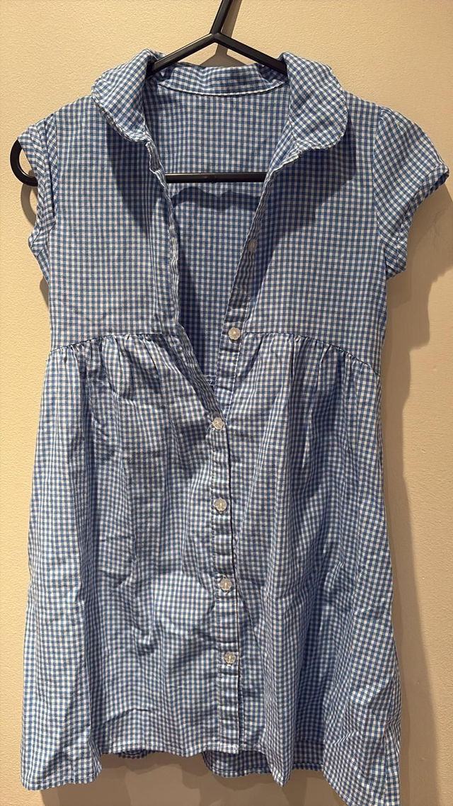 Summer Dresses Blue Age 6-7 (D65)