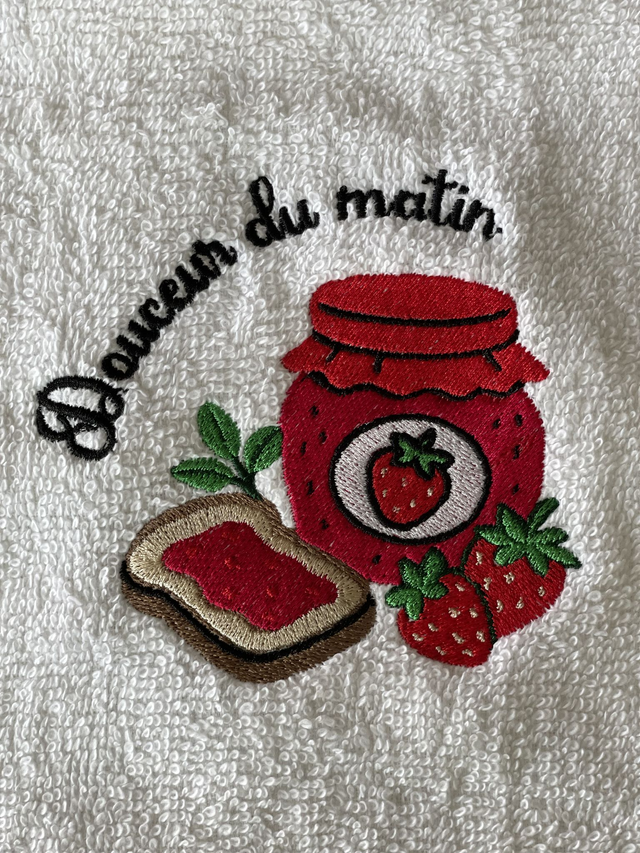 fichier broderie confiture Taille 2 Tailles / 12 Formats