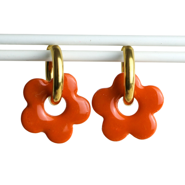 Fleurs Azea terracotta