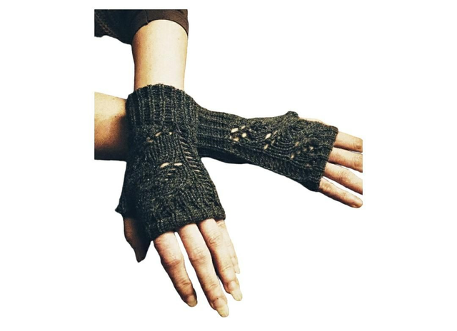 Mitaines courtes &quot;épi de blé&quot;