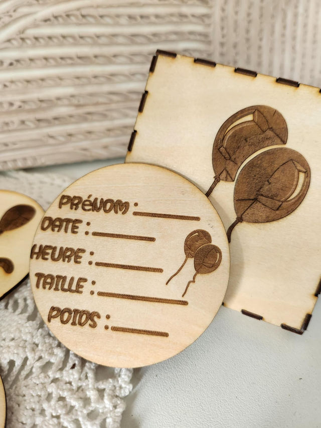 Cartes de naissance à personnaliser