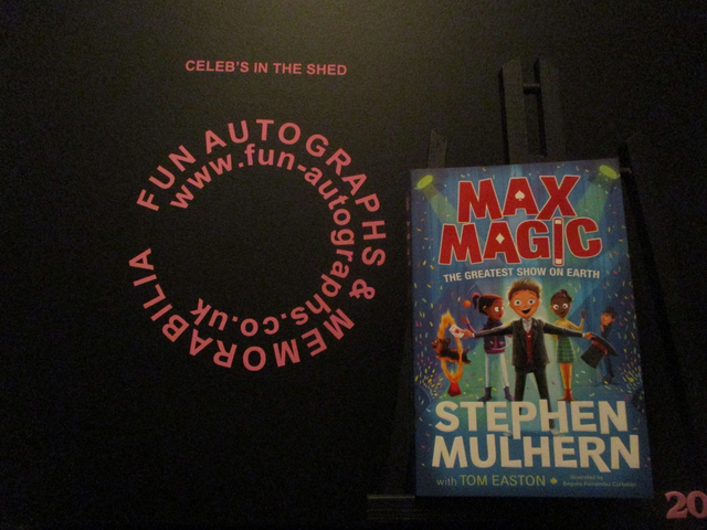 Stephen Mulhern 'Max Magic The Greatest Show On Earth' Authentic Autographed Paperback Book (20)