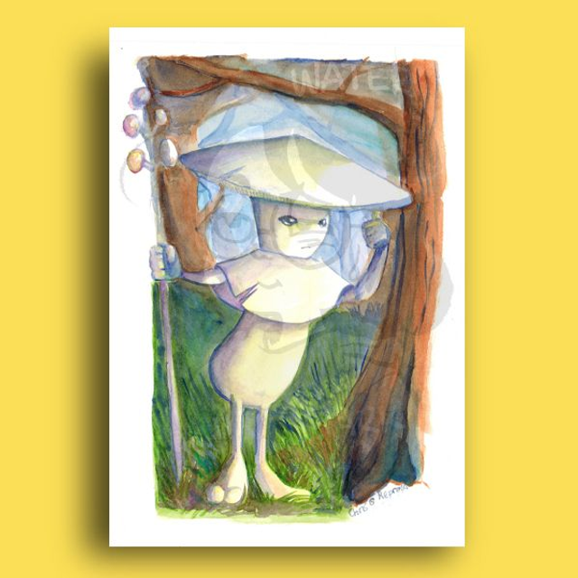Print Mushroom Boy