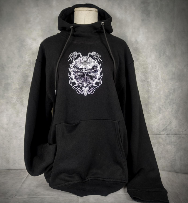 Hoodie Grand froid coton Bio &quot;Road to Nowhere&quot;