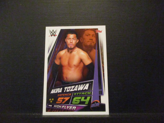 Akira Tozawa - W 205 Live Slam Attax Universe Original Trading Card #146