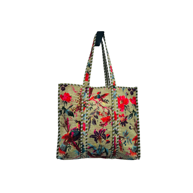 Velvet Tote Bag (available in 3 colours)