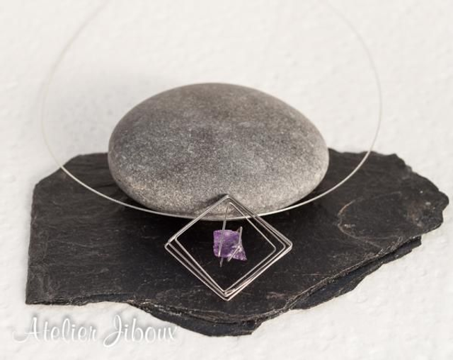 Collier Charabia améthyste
