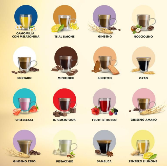 16 Capsule Borbone Bevande Solubili compatibili con lavazza a modo mio