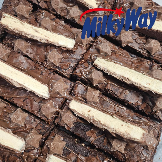 Milkyway Brownie Slice
