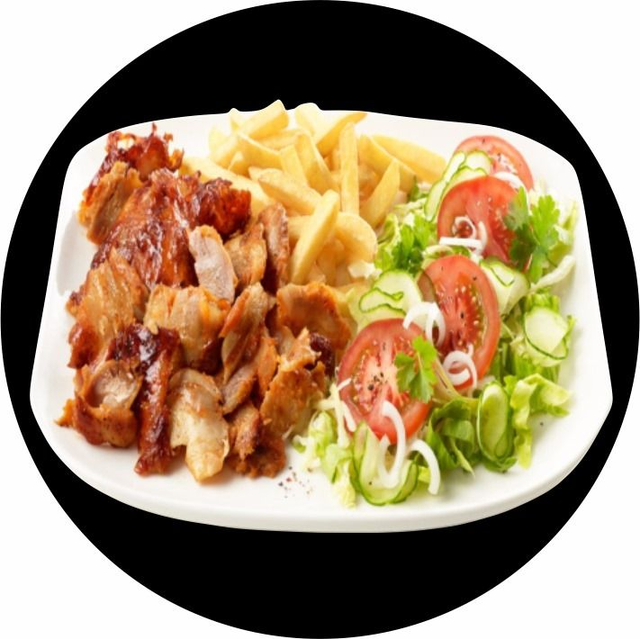 (Hausgemacht) Hähnchen Döner Teller