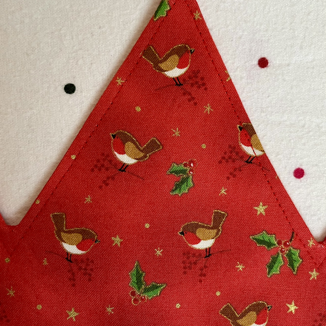 Robin Red Christmas Crown