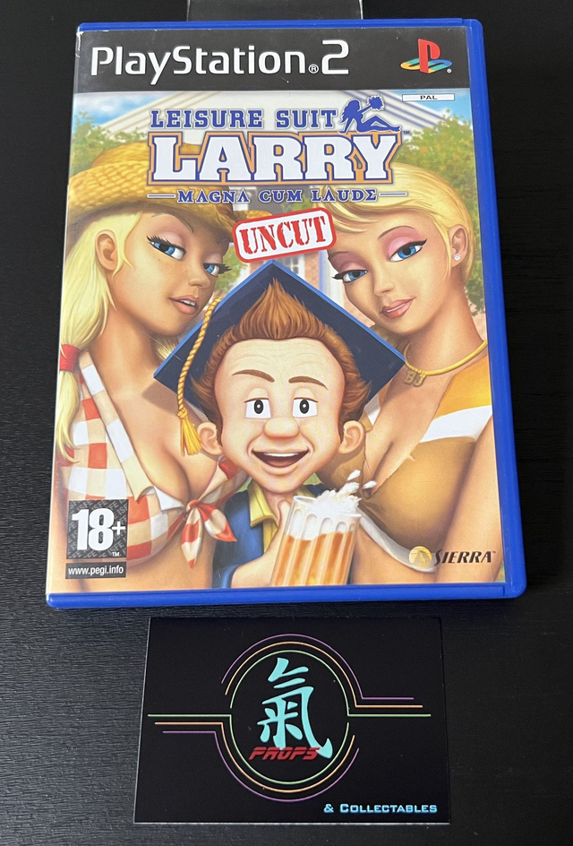 Sony Playstation 2 Leisure Suit Larry Magna Cum Laude UNCUT * NO manual * PS2