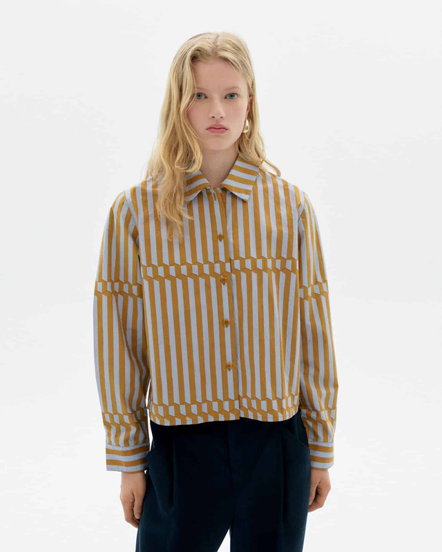 THINKING MU ESQUE DUNA BLOUSE