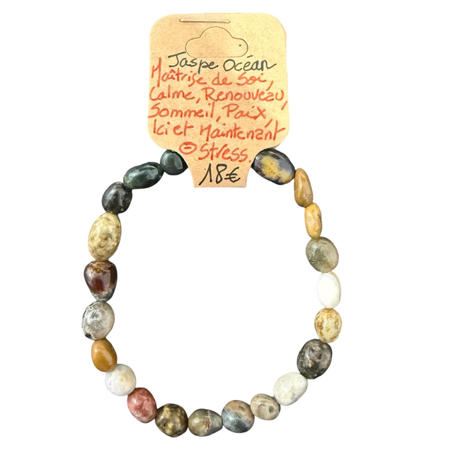 Bracelet Jaspe Océan