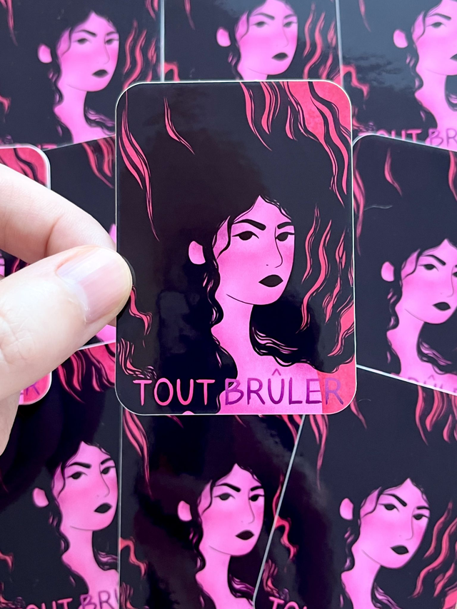 Sticker Tout Brûler