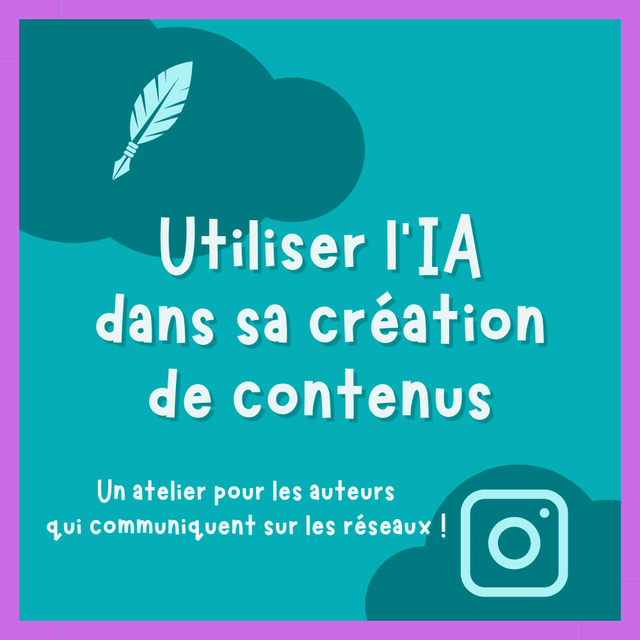 Atelier pour les auteurs : "Utiliser l'IA dans sa création de contenus"