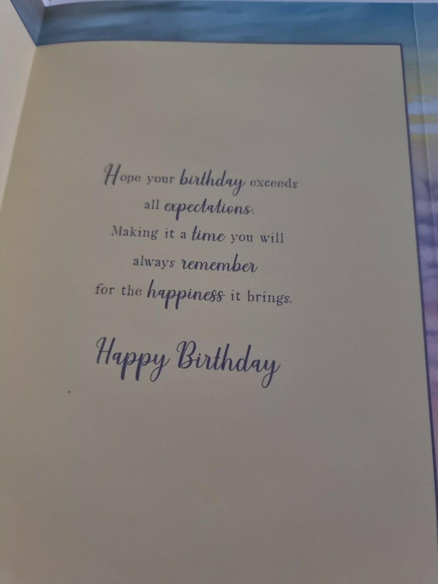 Grandson Happy Birthday Card Gold Foil Premium Quality