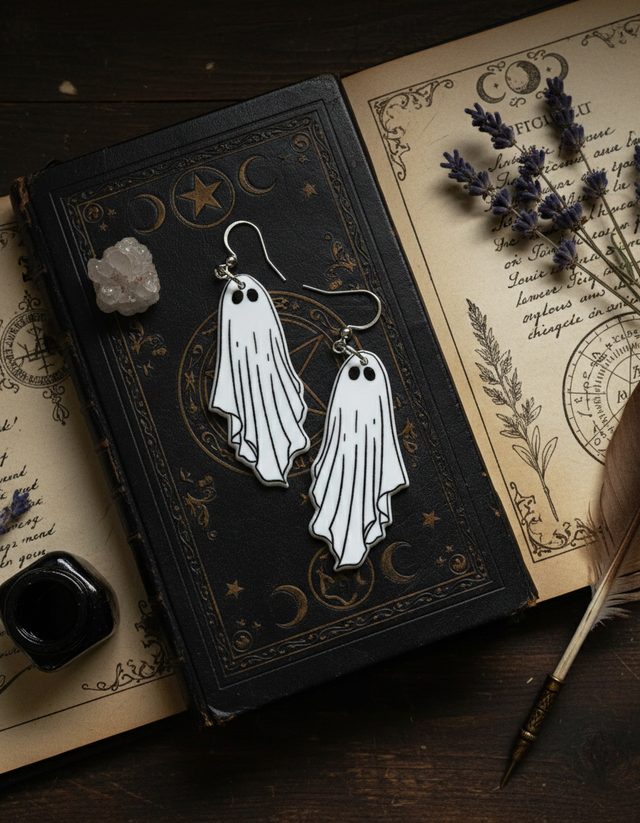 Boucles d'oreilles fantômes 