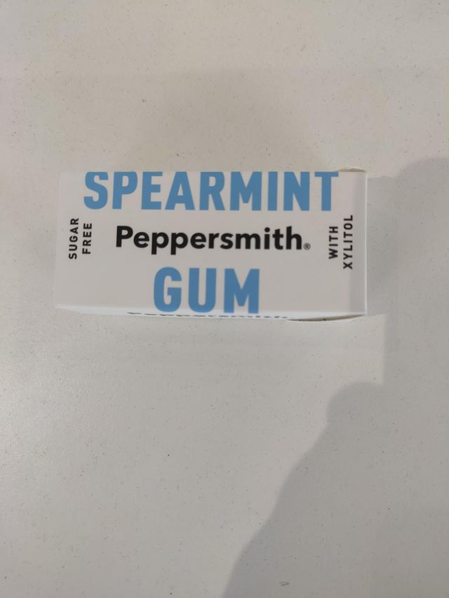 Peppersmith  ENGLISH SPEARMINT XYLITOL GUM 15G  56892