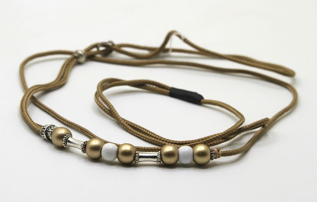 Laisse de présentation 3 mm beige