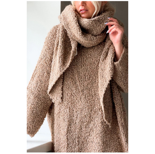 Boucle Sjaal Caramel 