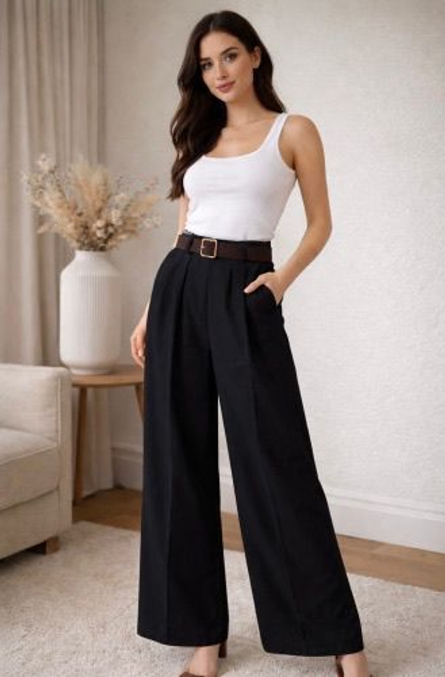 Pantalon Noa - zwart
