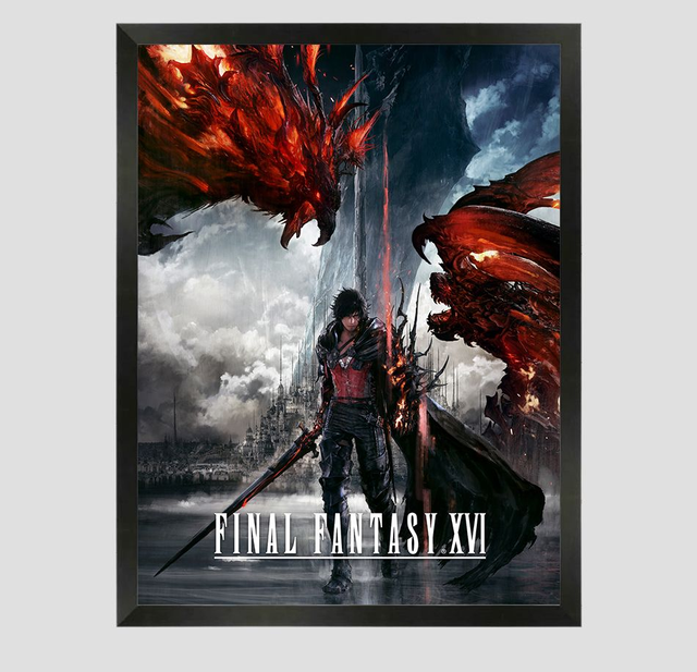 Final Fantasy 16 (XVI) A3 Framed Print
