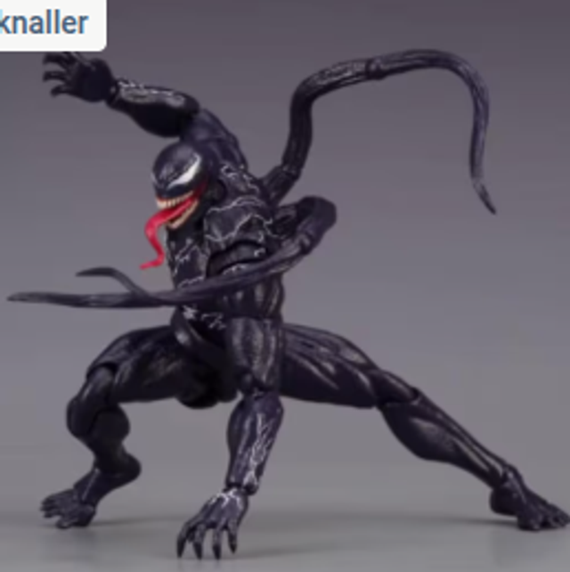 Venom collectors actie figuur beweegbaar multi face (18cm)