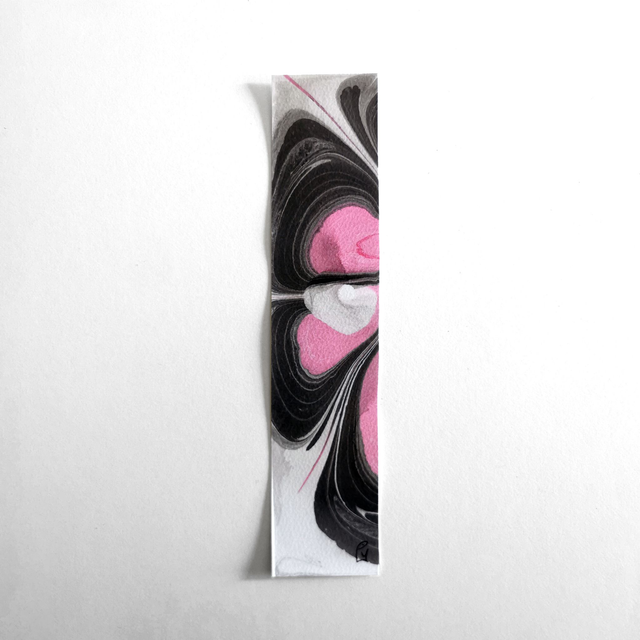 Marque-page Suminagachi