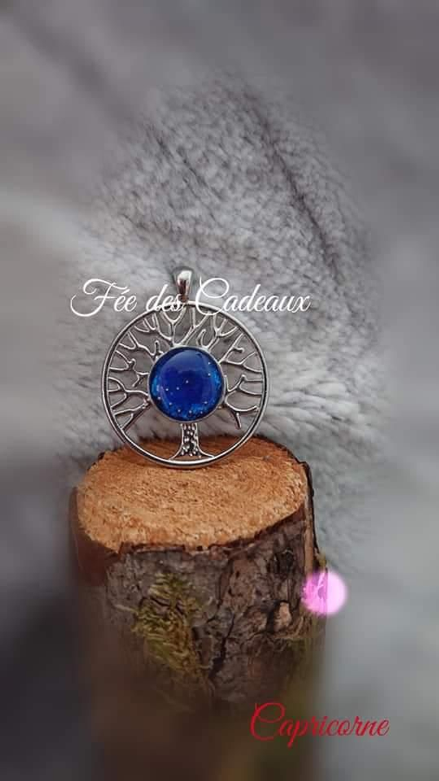 Pendentif "Constellation Arbre de Vie" Capricorne 