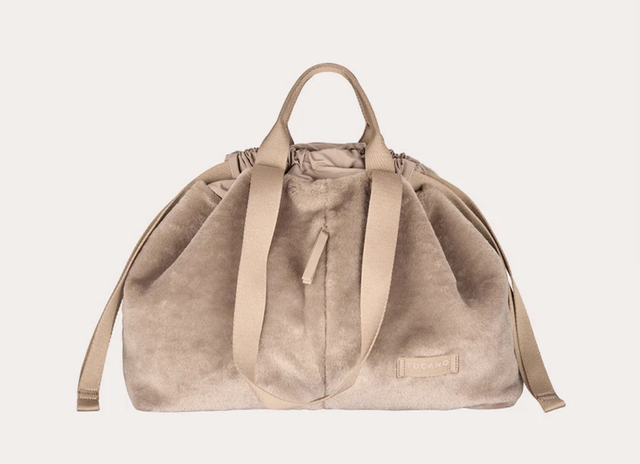 BCASH-FUR-M-MC Borsa carry fur medium Tucano