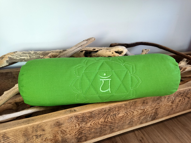 Bolster de yoga en laine de mouton