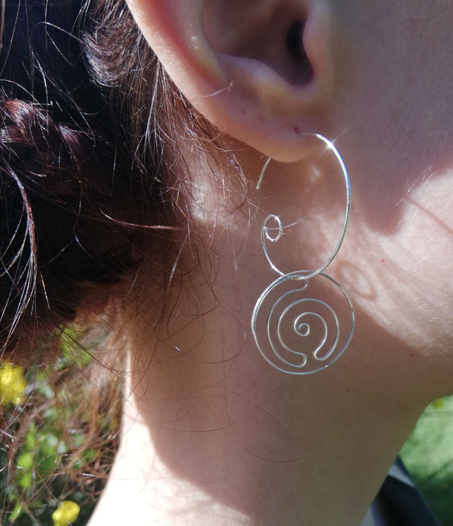 Boucles d'oreille Labyrinthe 