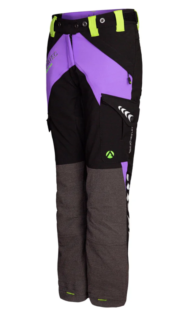 AT4010(F) Breatheflex Kettensägenhose Damen Design A Klasse 1 - Lila