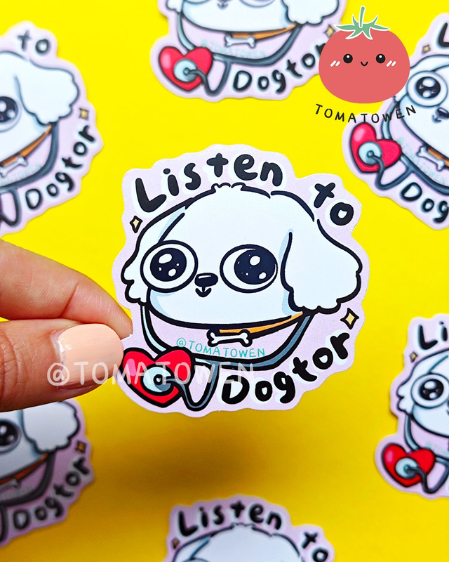 Sticker: Listen to dogtor