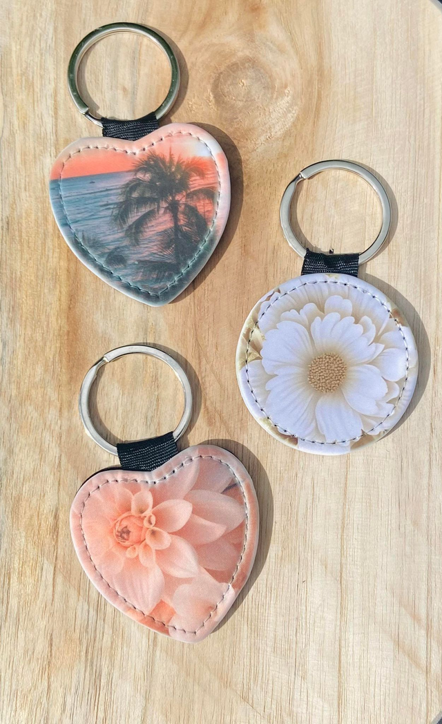 Porte clé floral