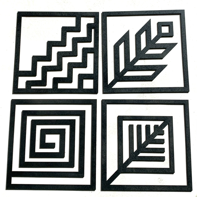 Décoration murale « Les 4 éléments « 