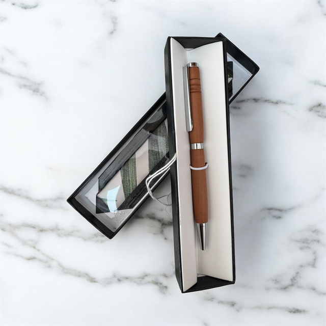 Pear Wood Pen- Handmade (134)