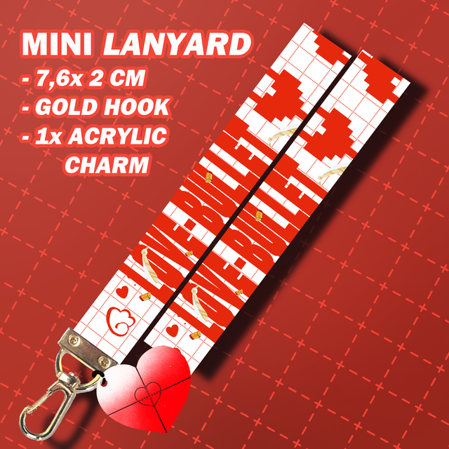 Love bullet mini lanyard